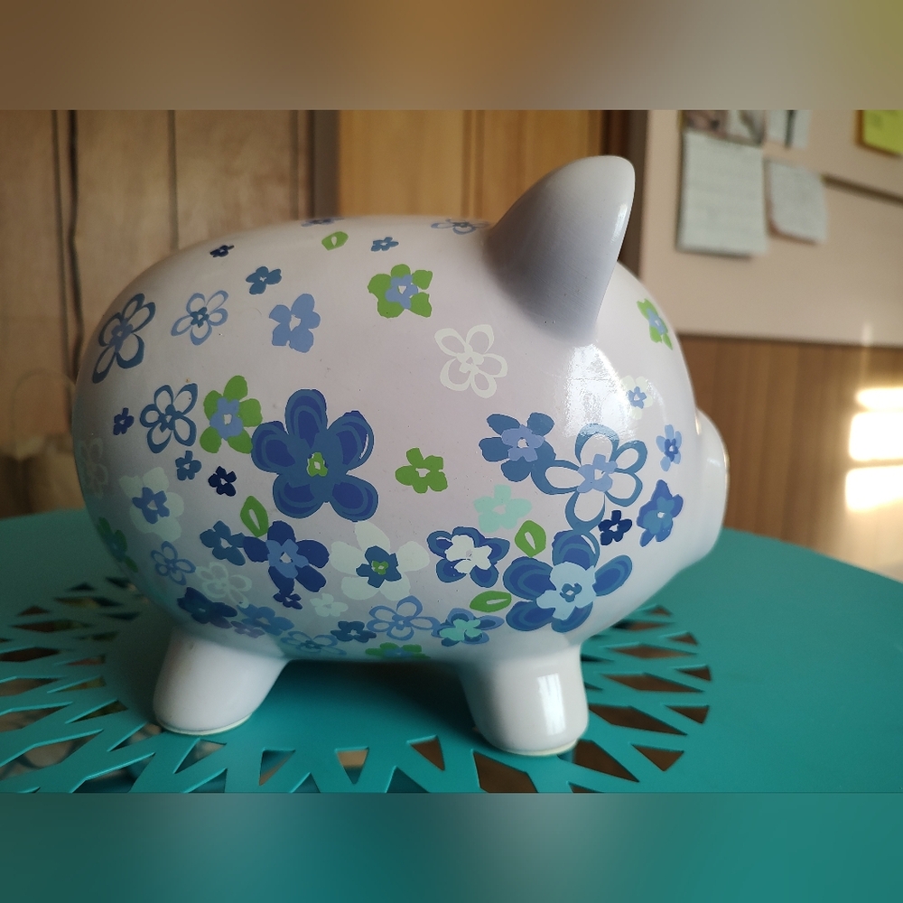 Floral Piggy Bank - Picture 4 of 8
